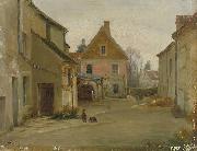 Pierre Edouard Frere Village street Germany oil painting artist